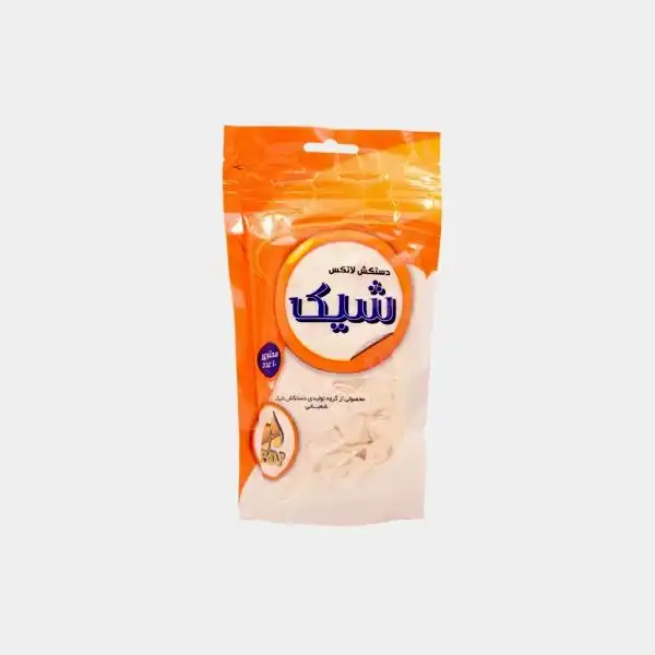 دستکش لاتکس شیک مدل M10 سایز مدیوم بسته 10 عددی