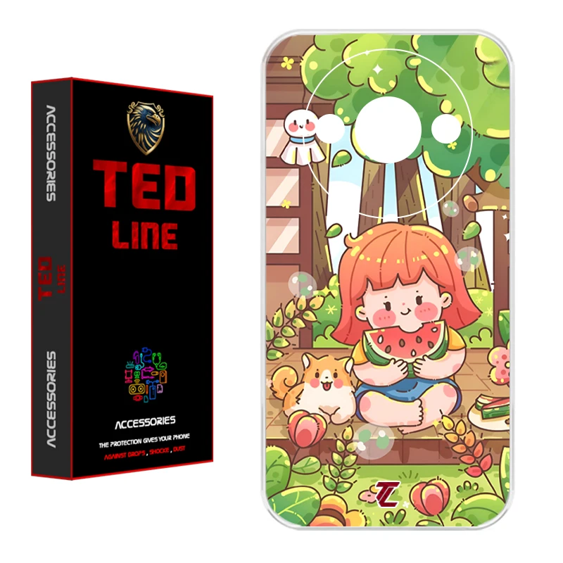 کاور تدلاین طرح دختر هندونه ای کد 1180 مناسب برای گوشی موبایل شیائومی Redmi A3