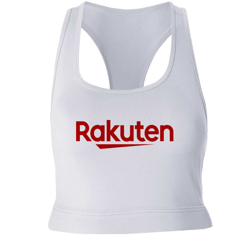 نیم تنه ورزشی زنانه مدل RAKUTEN کد P004 رنگ سفید