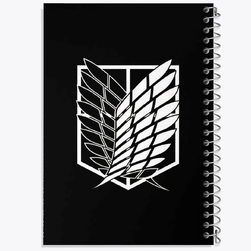 دفتر مشق 50 برگ خندالو مدل انیمه اتک آن تایتان Attack on Titan کد 4851