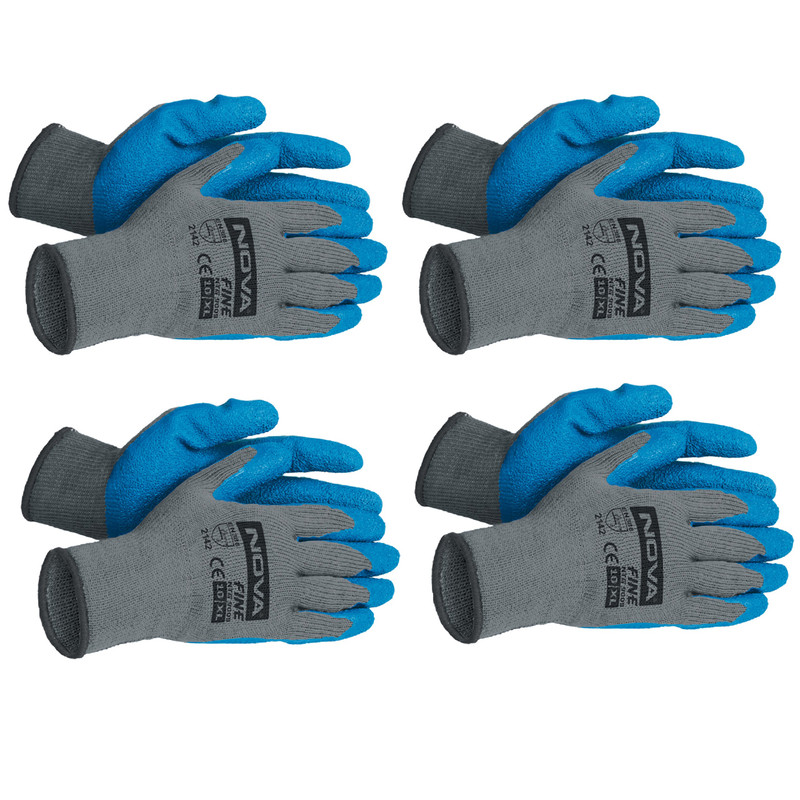 دستکش ایمنی نووا مدل NTG9009 بسته 4 عددی