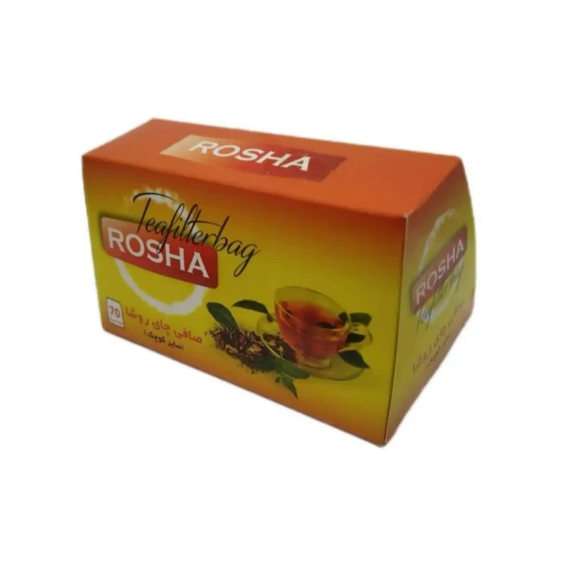 عکس شماره 3 : فیلتر چای مدل روشا 8 بسته 70 عددی