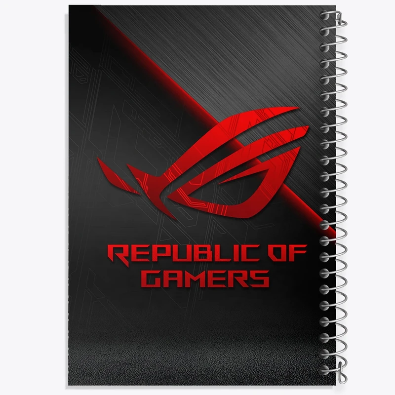 دفتر نقاشی 50 برگ خندالو طرح Republic of Gamers کد F2408