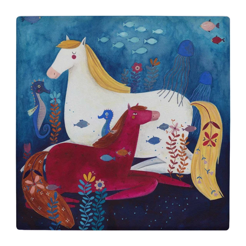  زیر لیوانی  طرح اسب دریایی و اسب وحشی کد    4862826_3840