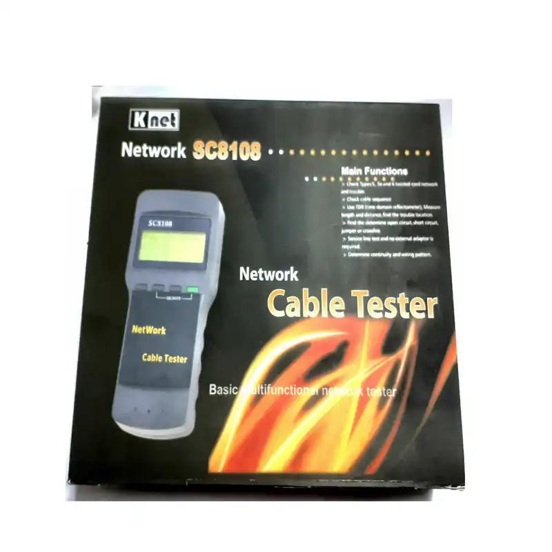 تستر کابل شبکه کی نت مدل SSC8108
