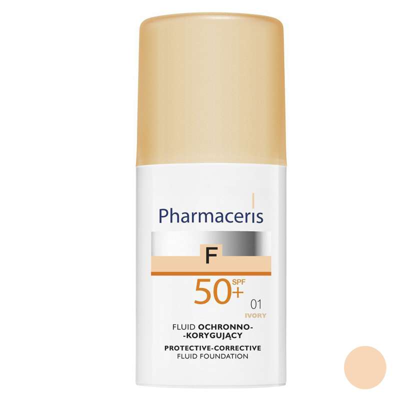 کرم پودر فارماسریز سری Ivory مدل Protective Corrective SPF50 حجم 30 میلی لیتر کرم پودر فارماسریز سری Ivory مدل Protective Corrective SPF50 حجم 30 میلی لیتر