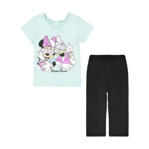 ست تی شرت و شلوار دخترانه سون پون مدل 1391785-53