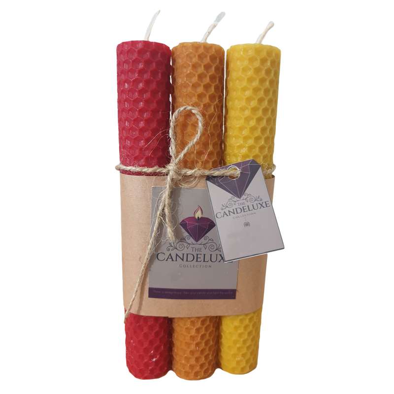 شمع کندلوکس مدل بیزوکس بسته سه عددی