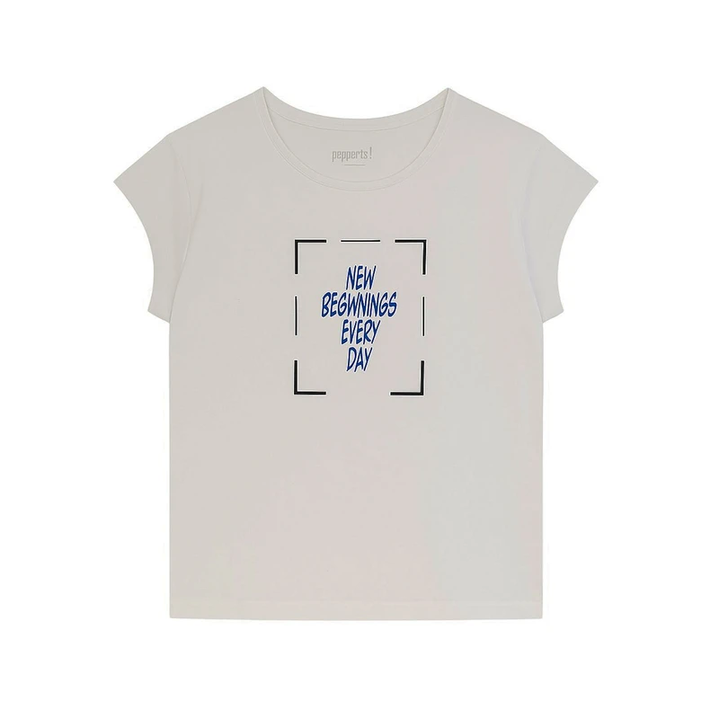 تی‌شرت آستین کوتاه دخترانه پیپرتس مدل 6523