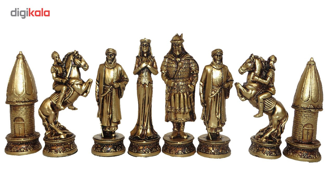 مهره شطرنج مدل E02 مجموعه 32 عددی