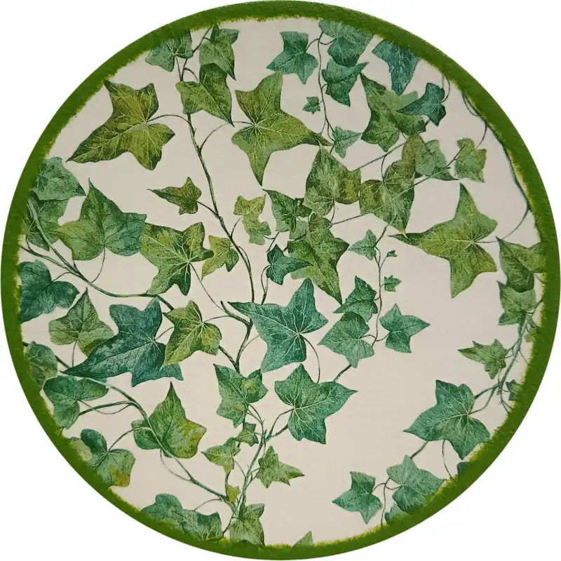 بشقاب دیوارکوب سفالی مدل تابستان کد 2 مجموعه 3 عددی