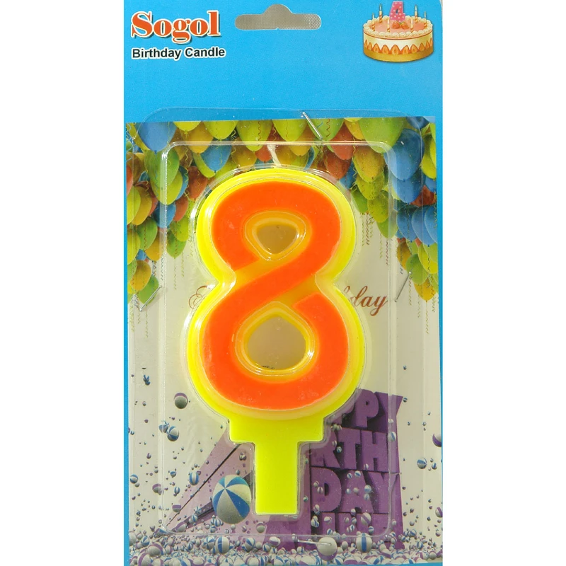 شمع سوگل طرح عدد 8