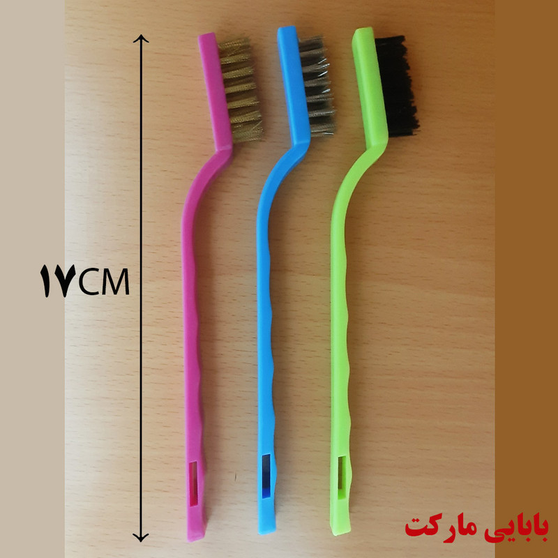 برس شستشو مدل مسواکی رنگی مجموعه 6 عددی برس شستشو مدل مسواکی رنگی مجموعه 6 عددی