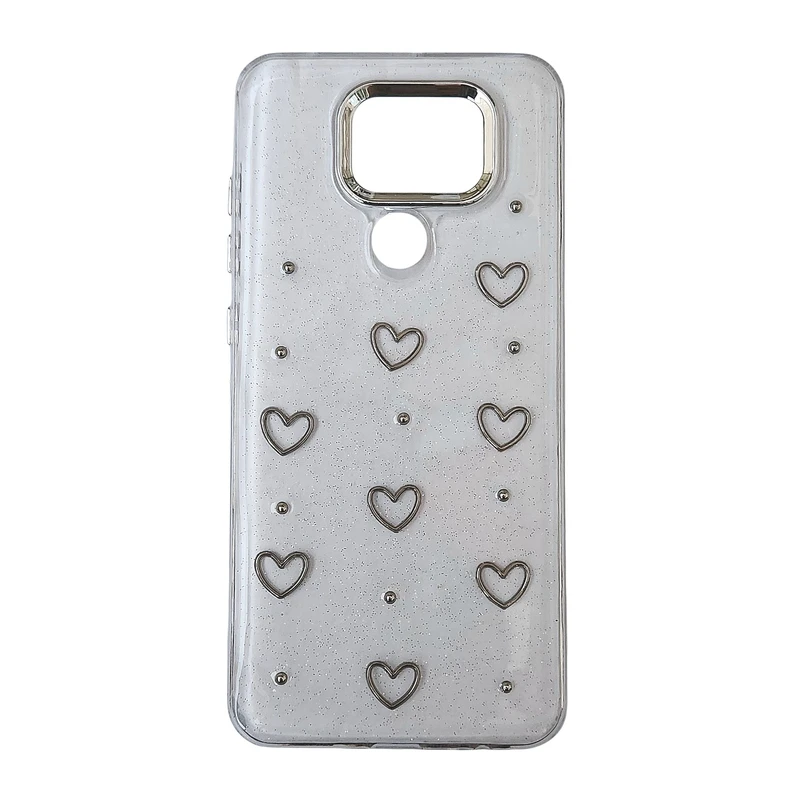 کاور مدل رزینی شاین طرح قلب مناسب برای گوشی موبایل شیائومی Redmi Note 9 4G 