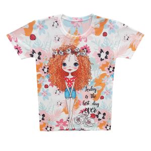 نقد و بررسی تی شرت دخترانه طرح عروسک کد TD MFF12 توسط خریداران