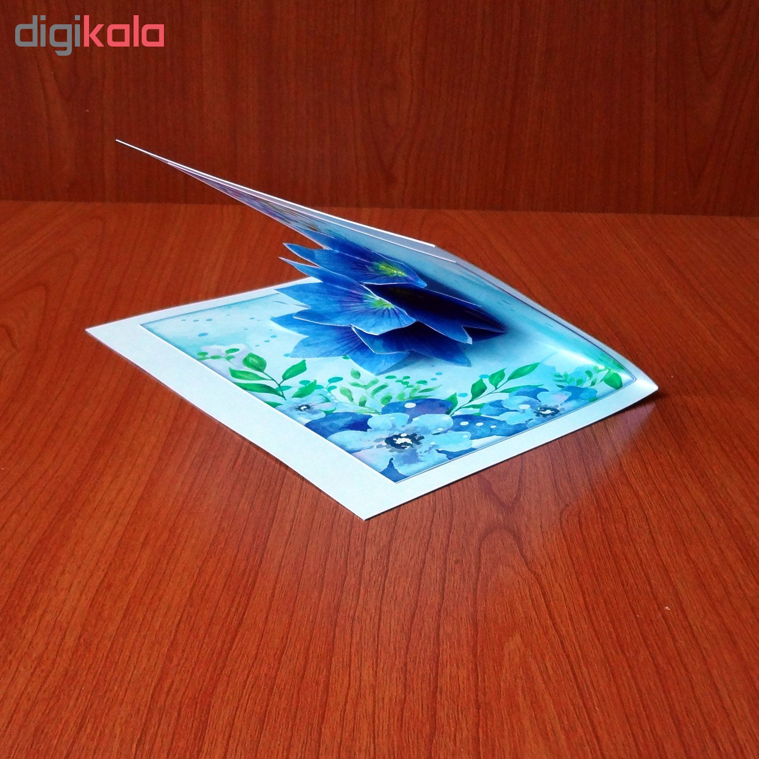 کارت پستال سه بعدی طرح گل های برجسته کد CP002