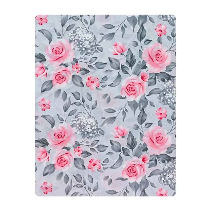 کاور تشک مهمان آدنو مدل Roses کد CH153 یک نفره سایز 90x190 سانتی متر