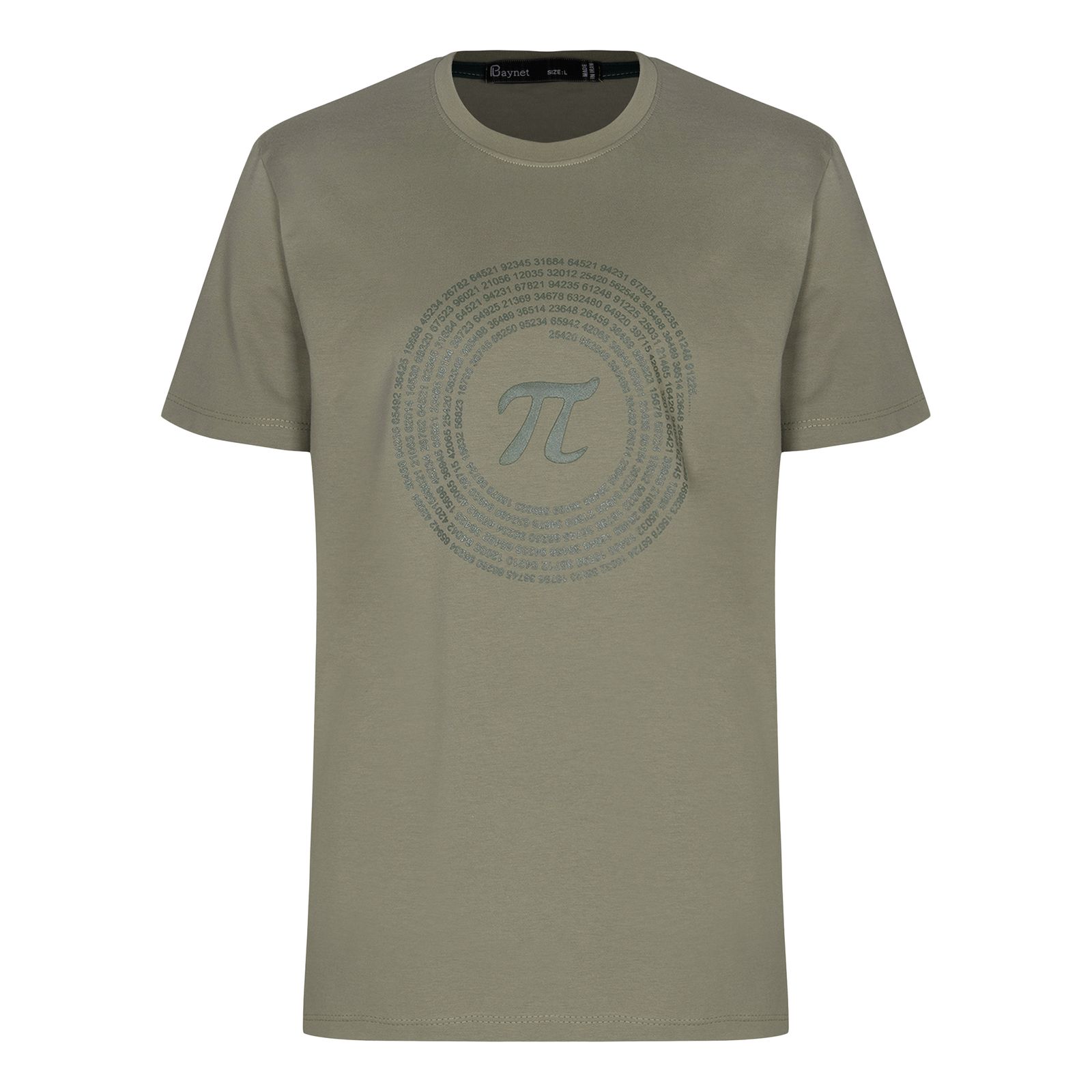 تی شرت آستین کوتاه مردانه باینت مدل 764-3 رنگ سبز روشن -  - 2