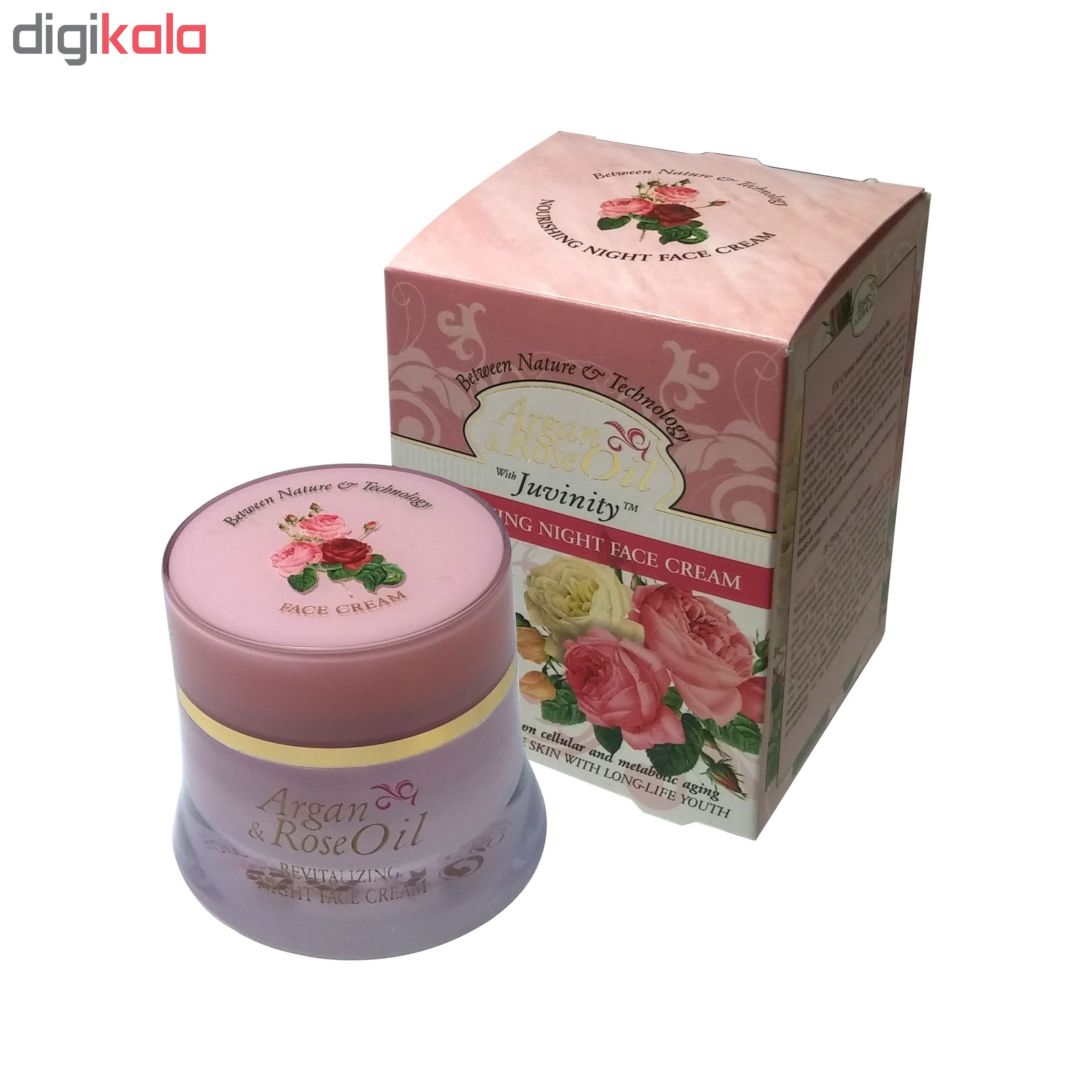 کرم ضدچروک شب آرگان اند رز اویل مدل Revitalizing حجم 50 میلی لیتر کرم ضدچروک شب آرگان اند رز اویل مدل Revitalizing حجم 50 میلی لیتر