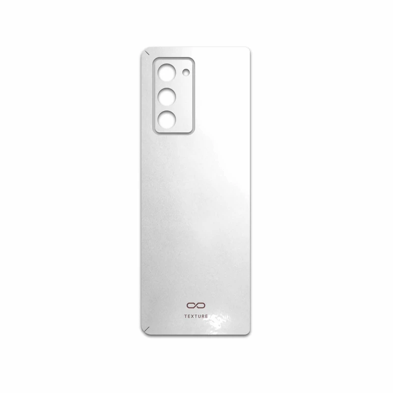 برچسب پوششی ماهوت مدل Metallic-White مناسب برای گوشی موبایل سامسونگ Galaxy Z FOLD 2