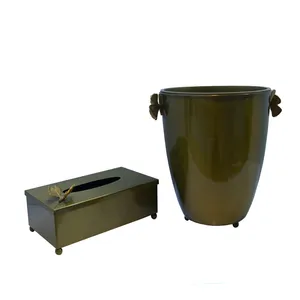 ست سطل و جای دستمال کاغذی کد 413A