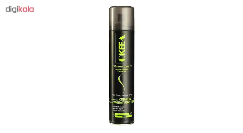 اسپری چسب مو اکیا مدل green line حجم 300 میلی لیتر