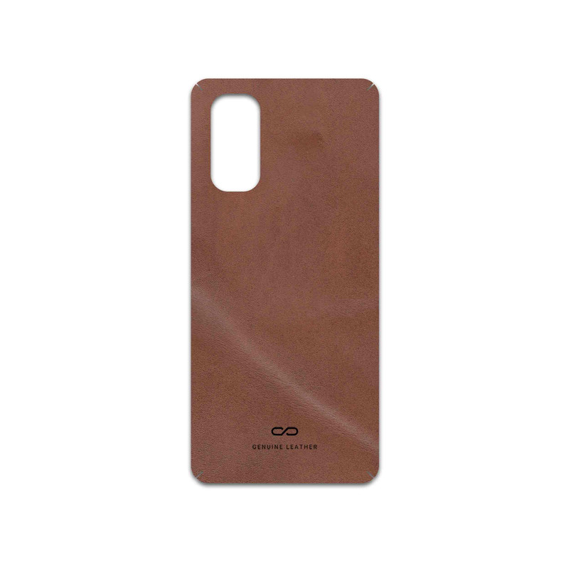 برچسب پوششی ماهوت مدل Matte-Natural-Leather مناسب برای گوشی موبایل اپو Reno4 Pro 5G