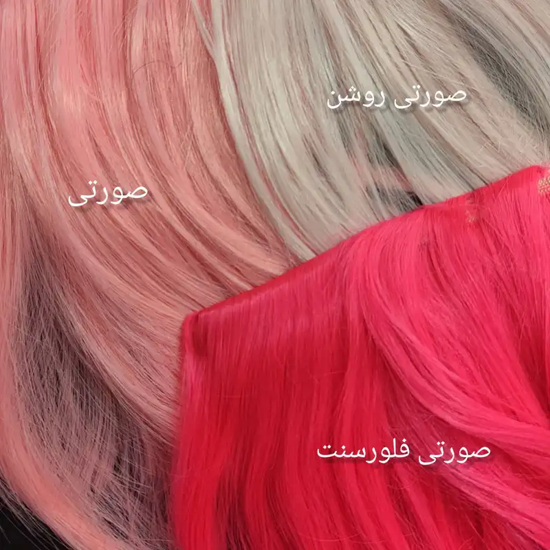 اکستنشن مو زنانه مدل چتری پر پشت