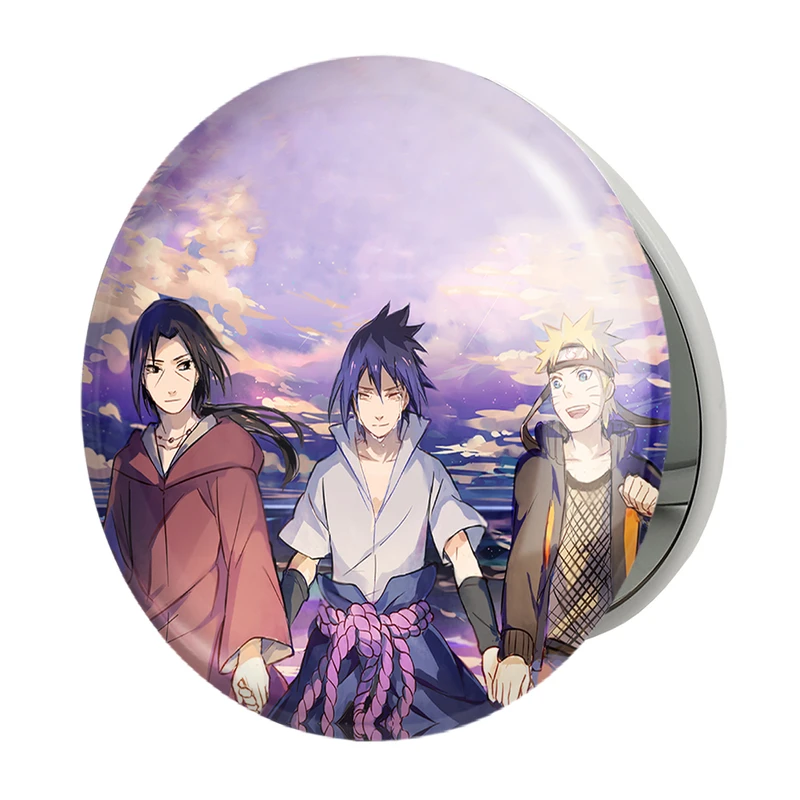 آینه جیبی خندالو طرح ناروتو و ساسکه و ایتاچی انیمه ناروتو Naruto مدل تاشو کد 11226 