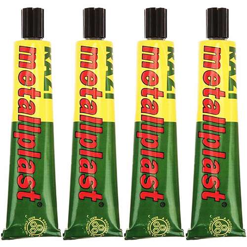 چسب آهن رازی مدل Metallplast حجم 50 میلی لیتر بسته 4 عددی