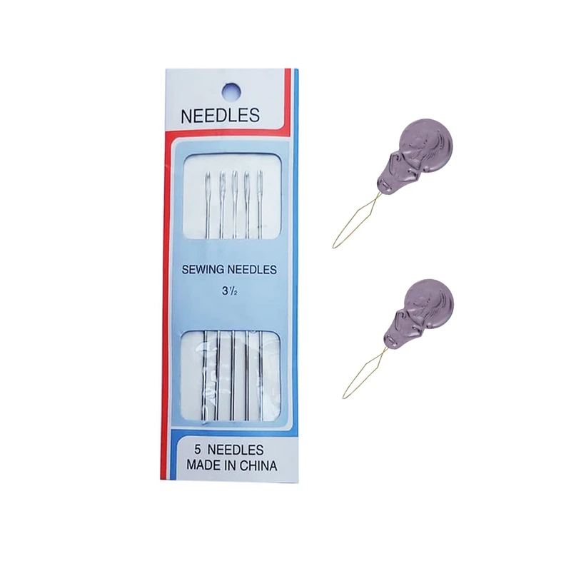 سوزن لحاف دوزی مدل N-NS به همراه سوزن نخ کن مجموعه 7 عددی