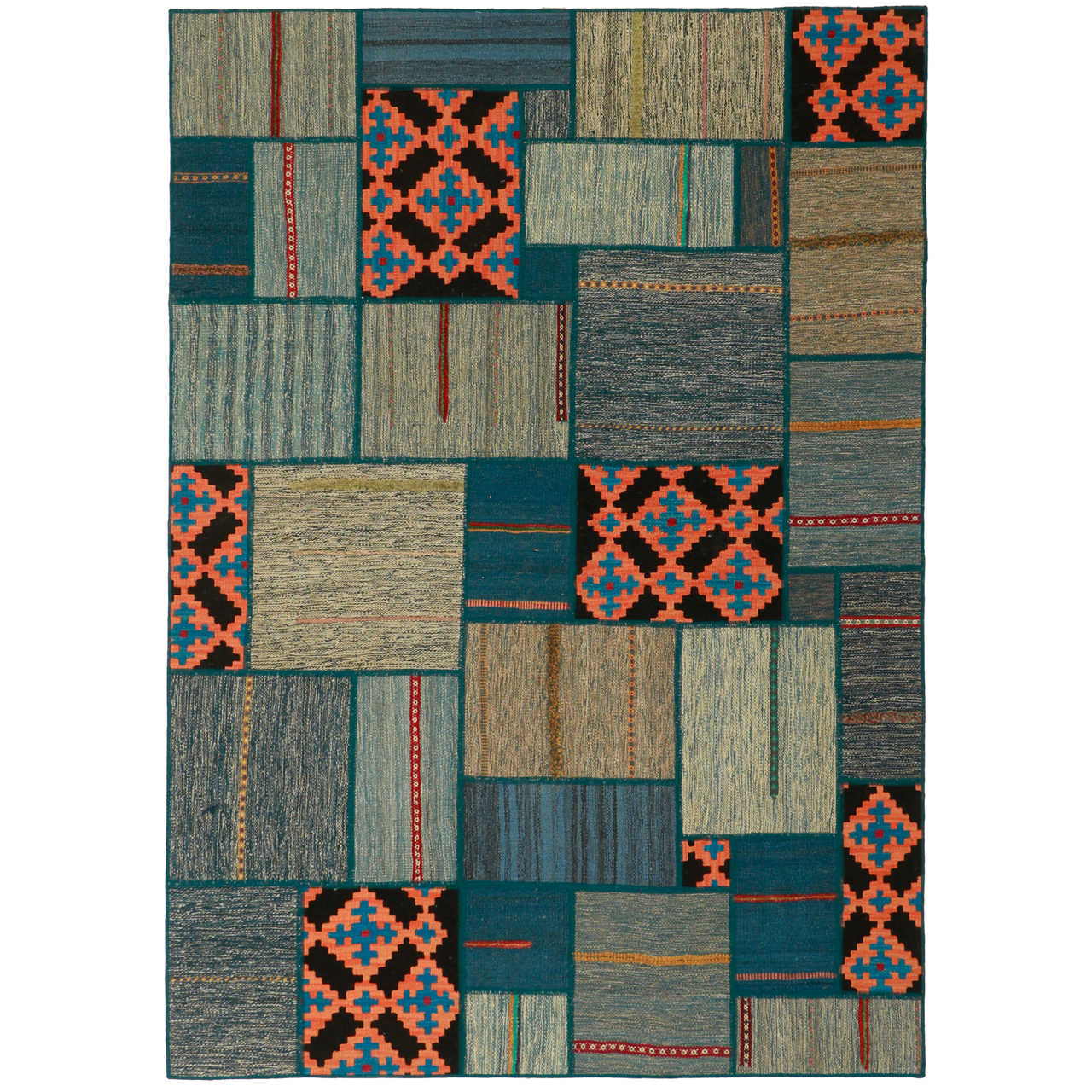 کلاژ گلیم سه متری کد 50032