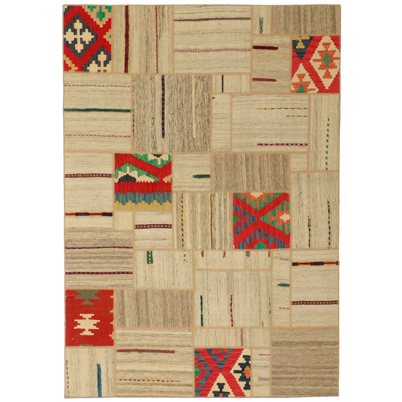 کلاژ گلیم سه متری کد 50033