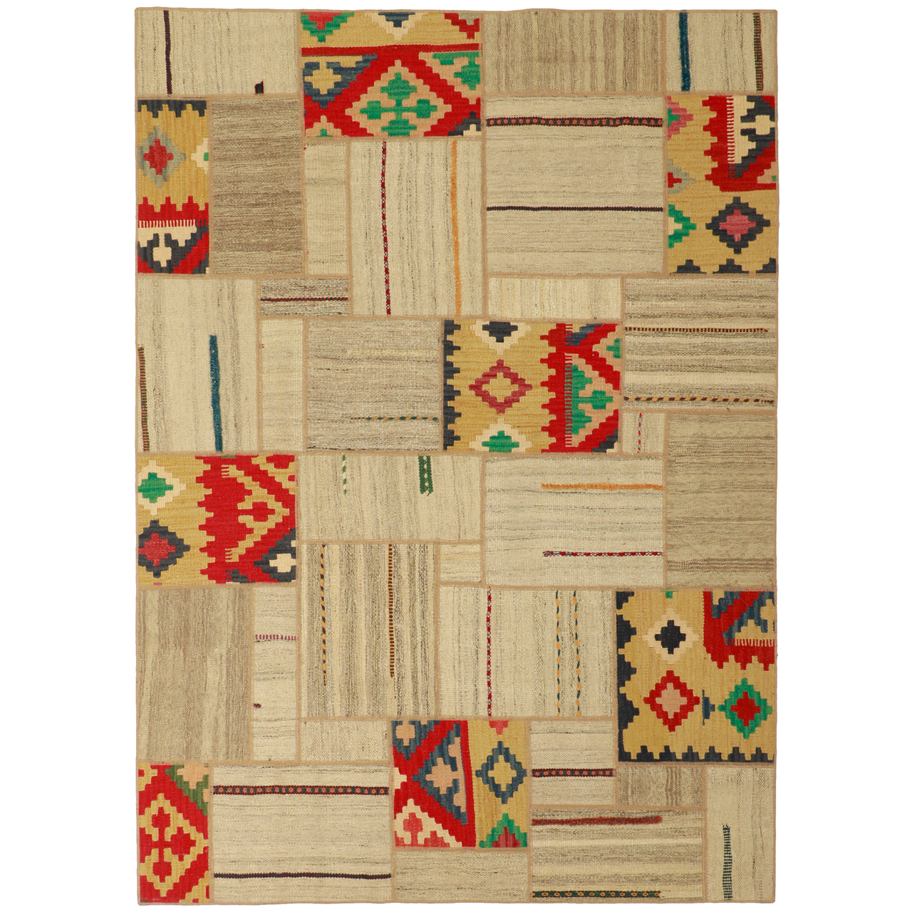 کلاژ گلیم سه متری کد 50038