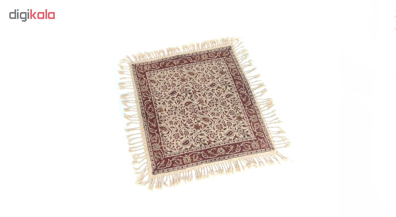 سفره قلمکار لوح هنر طرح درهم بادامی کد 1145