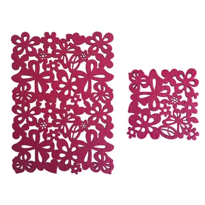 زیر بشقابی کد NMDMST01 به همراه زیر لیوانی