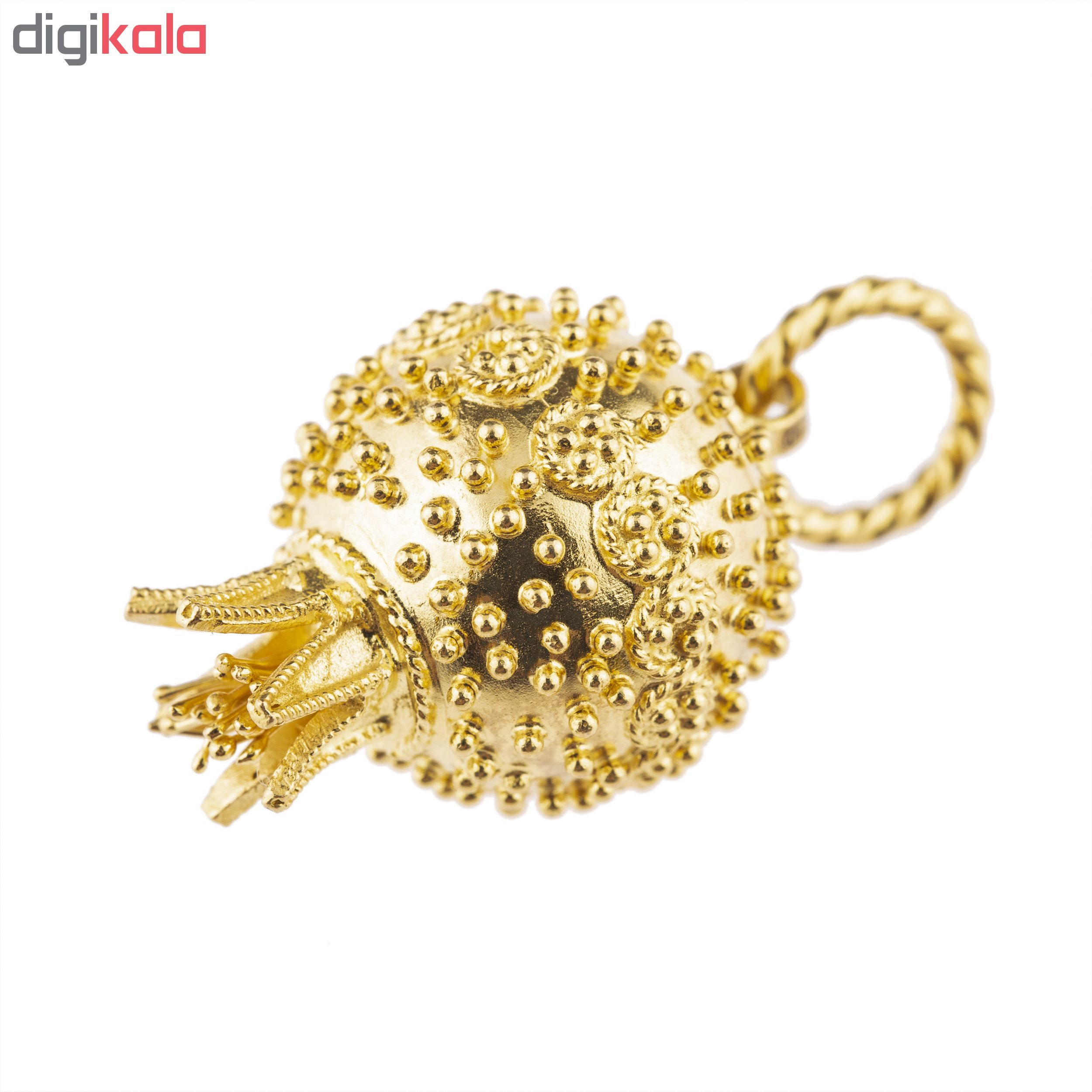آویز گردنبند طلا 18 عیار کد P105