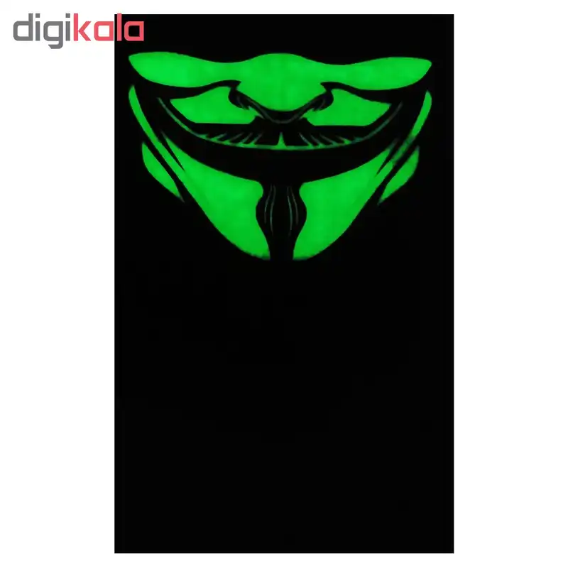 اسکارف شبرنگ صورت طرح مستر وی