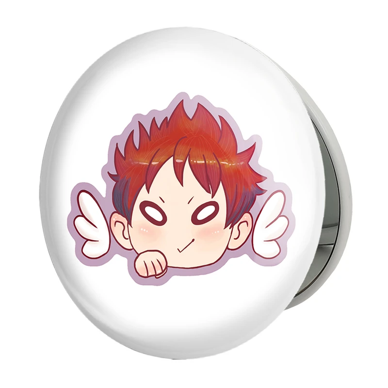 آینه جیبی خندالو طرح سوما انیمه جنگ غذاها Food Wars مدل تاشو کد 16998 