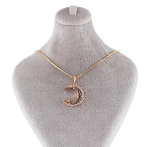 گردنبند زنانه ژوپینگ مدل ماه و ستاره کد I478