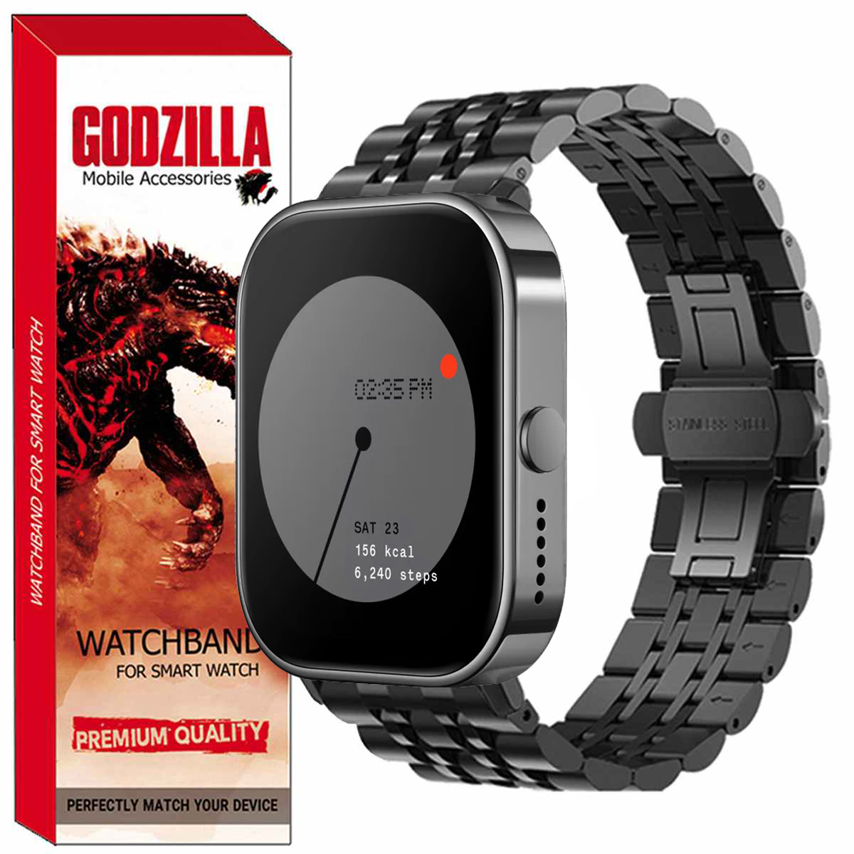 بند گودزیلا مدل 7BID مناسب برای ساعت هوشمند ناتینگ CMF Watch Pro
