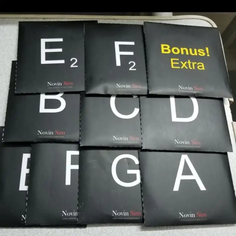 سیم سنتور نوین سیم مدل ویژه 2024 بسته 76 عددی