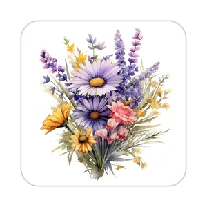 زیر لیوانی کاکتی طرح گل مدل mp18918