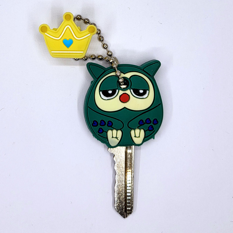 کاور کلید مدل Owl T04 به همراه آویز مجموعه 2 عددی
