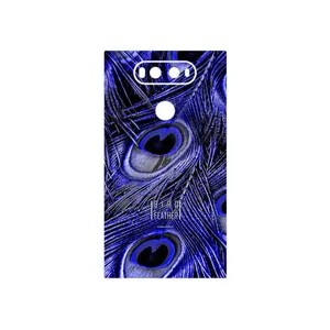 MAHOOT Purple Feather Cover Sticker for LG V20