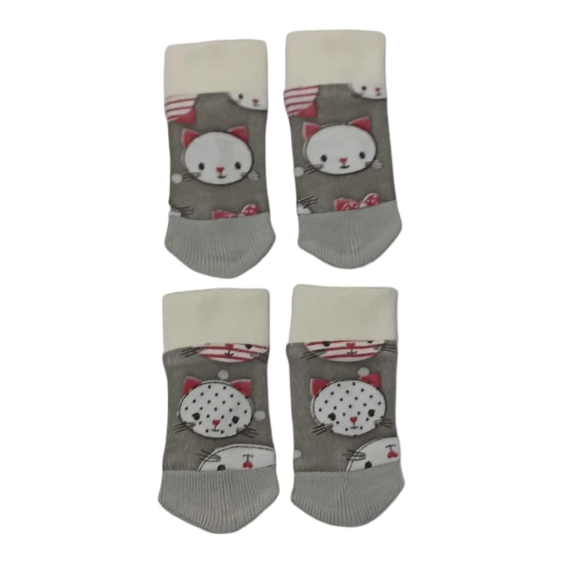 جوراب سگ و گربه کد 16 سایز XS مجموعه 4 عددی 