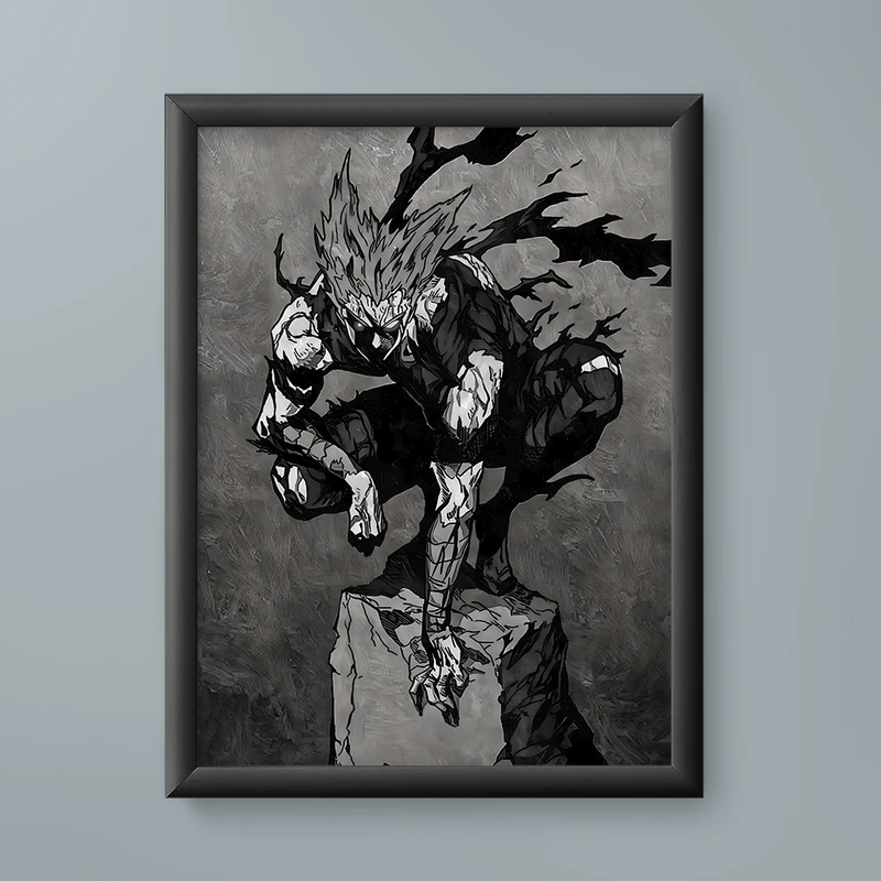 تابلو مدل انیمه گارو وان پانچ من 18 Garou one punch man anime