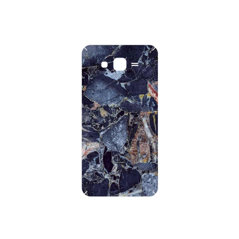 برچسب پوششی ماهوت مدل Broken black marble مناسب برای گوشی موبایل سامسونگ Galaxy J7 2015