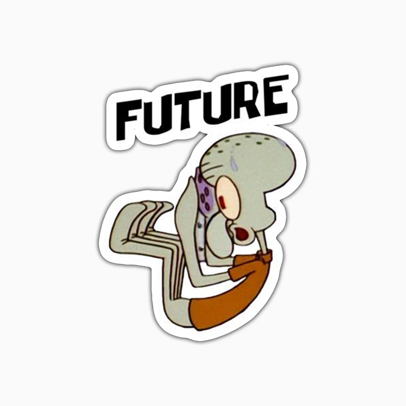 استیکر لپ تاپ و موبایل بووم طرح اختاپوس مدل آینده کد ET42