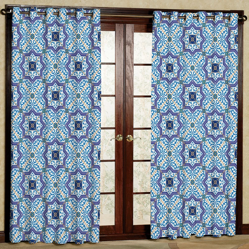 پرده مدل ستاره ای هازان پانچی کد 137 D سایز 140x200 سانتی متر